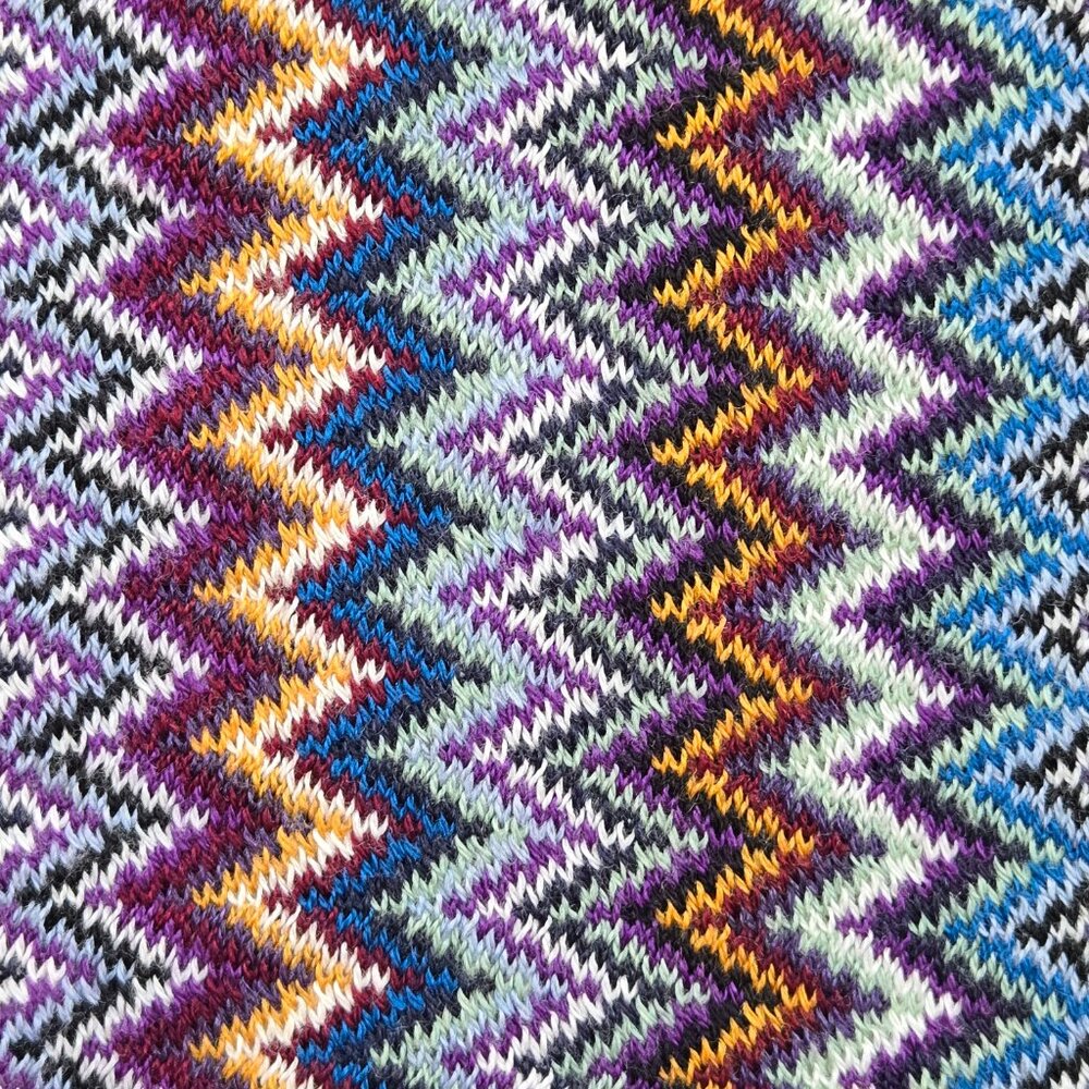 Missoni Zig Zag Scarf wool blend - Picture 5 of 7